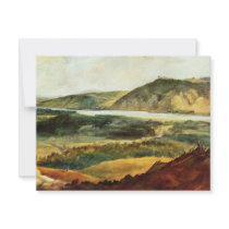 Danube Valley Near Vienna By Brand Johann Christia Personalized Invitation