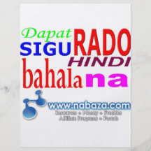 Dapat Sigurado hindi Bahala Na Flyer
