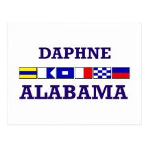 Daphne Flag Postcard