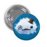 Dapper Cloud Pinback Button