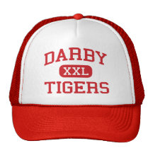 Darby - Tigers - Darby High School - Darby Montana Trucker Hats