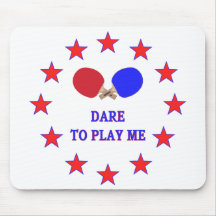 Dare Play Me Ping Pong Mouse Mats