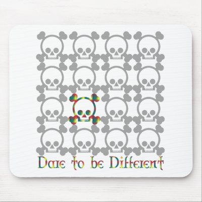 Dare to be different mousepads by shopaholicchick