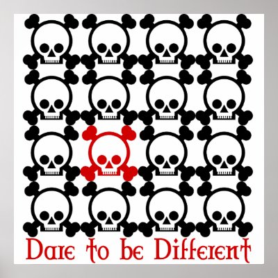 Dare to be different print by shopaholicchick