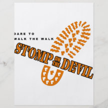 Dare to walk the walk... flyer design