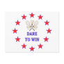 Dare To Win Badminton Post Card