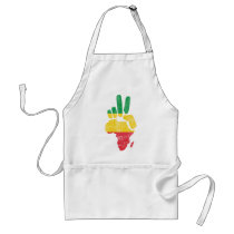 darfur africa peace hand apron