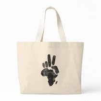 darfur africa peace hand tote bag