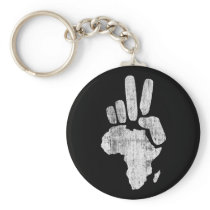 darfur africa peace hand key chain
