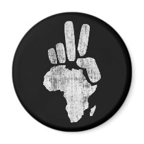 darfur africa peace hand refrigerator magnet
