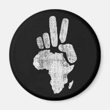 darfur africa peace hand refrigerator magnet
