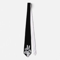 darfur africa peace hand neck tie