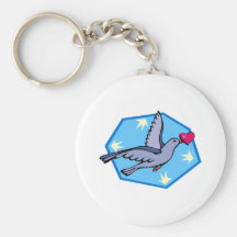 Darice Dove Key Chains