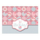 Daring Girl Invitation Postcard