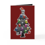 Dark and Gothic Holiday Greeting Greeting Card