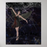 Dark Angel Gothic Grunge Poster