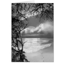 Dark Beach Card