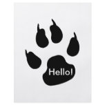 Dark big paw custom flyer