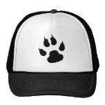 Dark big paw hat