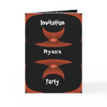Dark birthday Party Invitation cards