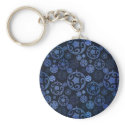 Dark Blue Denim Christmas Decorations Gifts keychains