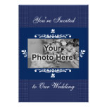 Dark Blue Invitation