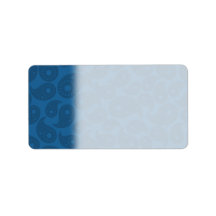 Dark Blue Paisley. Personalized Address Labels