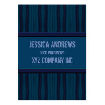 Dark blue retro distressed  lines business card templates