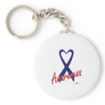 Dark Blue Ribbon Awareness Design