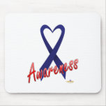 Dark Blue Ribbon Awareness Design