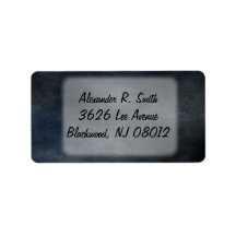 Dark Blue Texture Address Labels