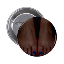 DARK BLUE TOES PINBACK BUTTONS