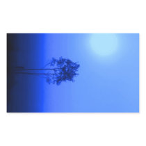 Dark Blue Tree Sticker