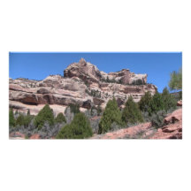 Dark Canyon Utah Landscapes Skyscapes Waterscapes Personalized Photo Card