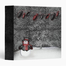 Dark christmas avery binder
