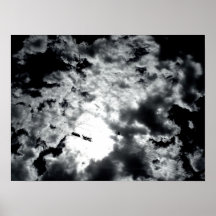 Dark Clouds, Hoover Dam Poster