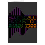 Dark Clubs Dirty Djays Filthy Bass Cards