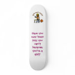 Dark Construction Girl Skate Decks