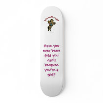 Dark Cowgirl on Horse Skate Decks