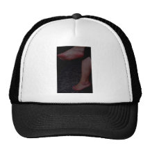 DARK CROSSED LEGS TRUCKER HAT