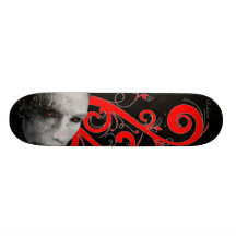 Dark Cyborg Custom Skateboard