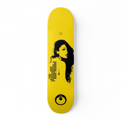Dark Disco Plateau De Planche À Roulettes by lipstikdesign