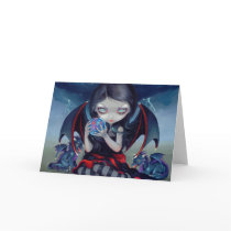 "Dark Dragonling" Greeting Card