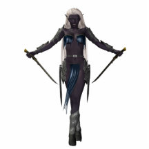 Dark Elf Tiny Standy Photo Cutouts
