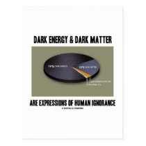 Dark Energy & Dark Matter Expressions Ignorance postcards
