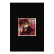 Dark Fairy Tale Character 10 - Masked Lady Custom Invite