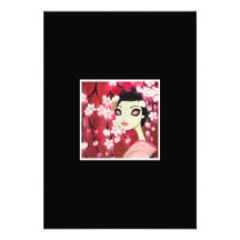 Dark Fairy Tale Character 12 Personalized Invitations