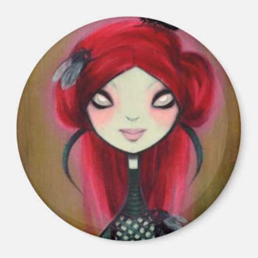 Dark Fairy Tale Character 14 Fridge Magnet