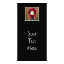 Dark Fairy Tale Character 14 Personalized Photo Card