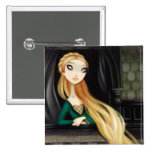 Dark Fairy Tale Character 2 - Rapunzel buttons